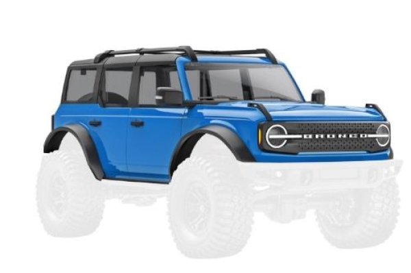 TRX9711-BLUE Karosse Ford Bronco, blau lackiert inkl. Beschlagteile